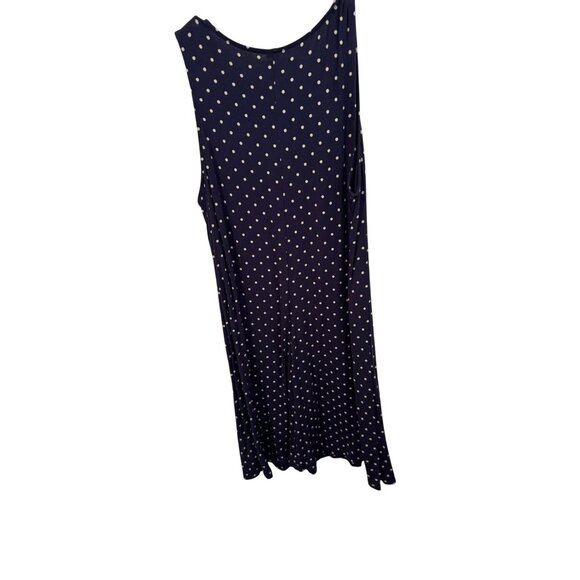 Old Navy polka dot white and navy blue size Large - Picture 3 of 3